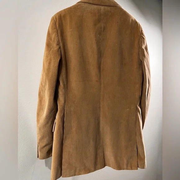VINTAGE CORNER: Brown Corduroy Blazer and Pants Set - Picture 9 of 11